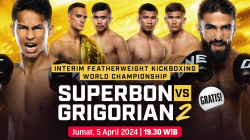 Menonton Pertarungan One Friday Fights 58: Superbon vs Grigorian II